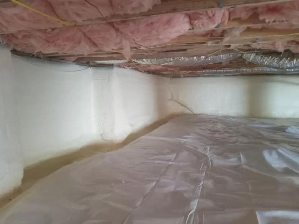 Crawl space encapsulation with closed-cell spray foam for Roof Maintenance in Alameda